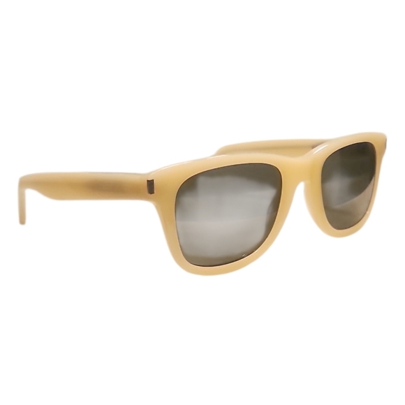 SAINT LAURENTSquare Wellington Shaped Sunglasses With Mineral Glass Lenses